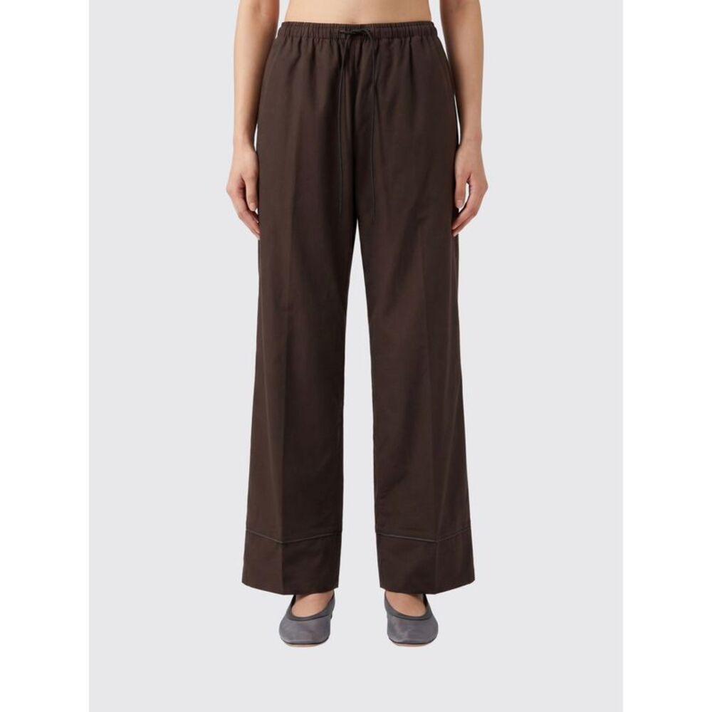 Yves Salomon Pants Woman Brown